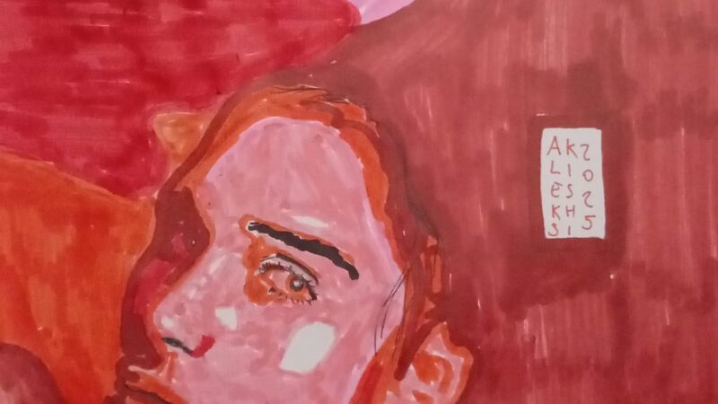 Opere: Volto di Donna In Rosso