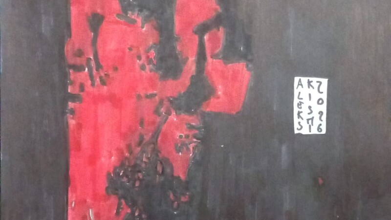 Arte: Opera Rosso e Nero di Donna