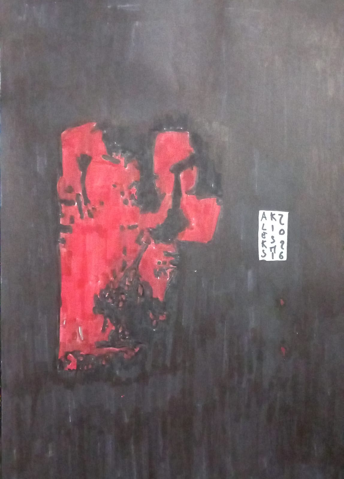 Arte: Opera Rosso e Nero di Donna